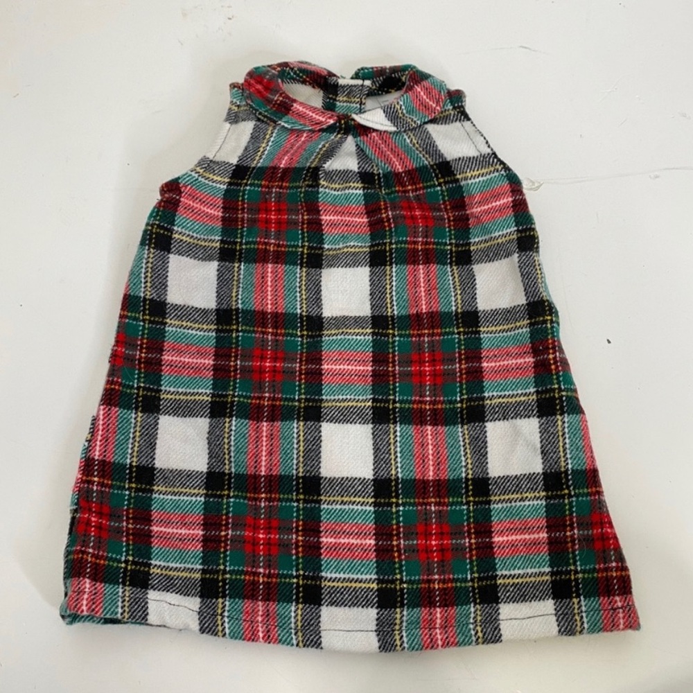 Baby girl Christmas sleeveless sweater dress